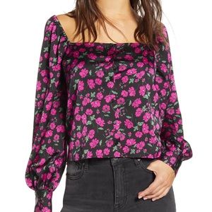 LEITH Floral Blouse